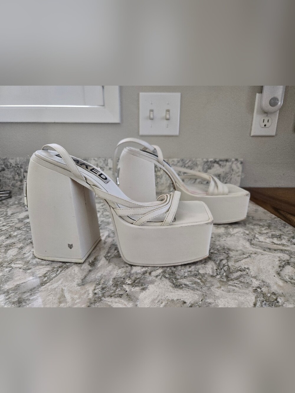 Naked Wolfe Jada Platform Heels